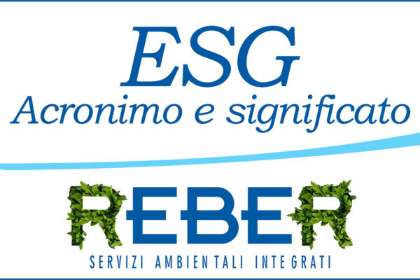 ESG: acronimo e significato